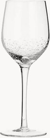 Mondgeblazen witte wijnglas Bubble