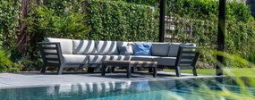 4 Seasons Outdoor Meteoro Hoekbank XL zonder tafel SALE Loungeset   antraciet weerbestendig