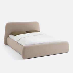 Bed met lattenbodem, Steen