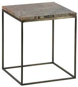 BePureHome Mellow Bijzettafels Marmer Antique Brass - 40 X 40cm.