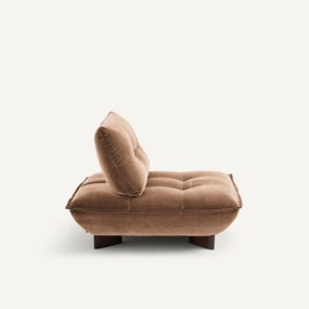Modulaire fauteuil in fluweel, KAORI