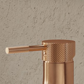 Saniclear Copper Curved hendel voor wastafelkranen (SK21439 en SK21438)