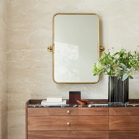 Rechthoekige draaibare spiegel H75,5 cm, Cassandre