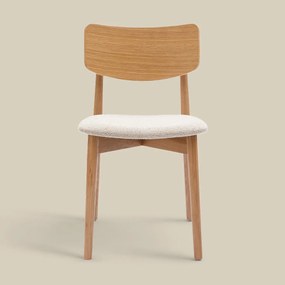 Scandinavische Stoel Eikenhout
