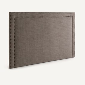 Hoofdbord met studs en mêleestof H120 cm, Kardly