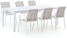 Bernstein Amberg/Mannheim 220cm dining tuinset 7-delig stapelbaar/uitschuifbaar