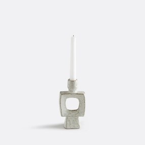 Organische kandelaar van keramiek, hoogte 16,5 cm, CERAL