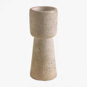 Kandelaar In Cement Brenan ↑15 Cm - Sklum