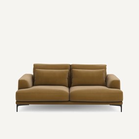 3-zitsbank in linnen fluweel, MARSILE