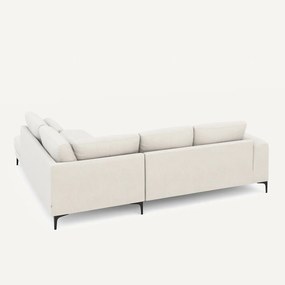 Hoekbank rechts in chenille fluweel, Marsile