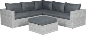 Garden Impressions Bruno loungeset 4-delig - licht grijs