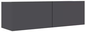 vidaXL Tv-meubel 100x30x30 cm bewerkt hout grijs