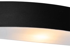 Moderne buiten wandlamp zwart IP44 - Bojan Modern E27 IP44 Buitenverlichting