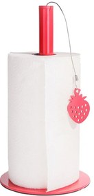 Red Strawberry Kitchen papieren handdoekrolhouder - metaal