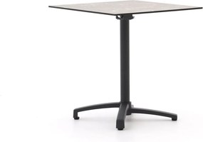 + 15% kassakorting | Inklapbare tafel Bellagio | Vierkant | Tuintafel Kunststof | 70x70cm | 2 personen | Kees Smit Tuinmeubelen