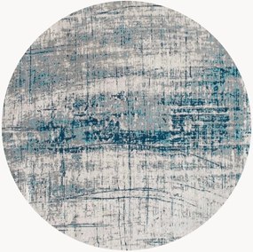 Wasbaar rond jacquard in- & outdoor vloerkleed Griff
