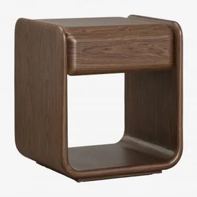 Greysi Mdf Bijzettafel Donker Hout - Sklum