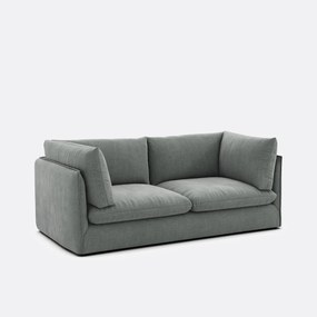 3-zits rechte bank in gestructureerde stof, Malo