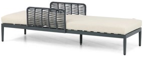 Coco Ibiza Ligbed Aluminium/wicker Grijs