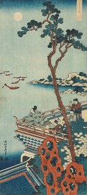 Kunstreproductie A True Mirror of Chinese and Japanese Poems, Hokusai, Katsushika