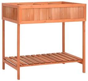 vidaXL Kruidenplantenbak 80x60x80 cm massief vurenhout