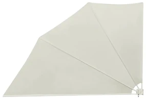 vidaXL Balkonscherm inklapbaar 160x240 cm crème