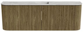 Mondiaz Joya DLux 125cm toiletmeubel ronding links/rechts dusk met wastafel faye midden 1 kraangat glace