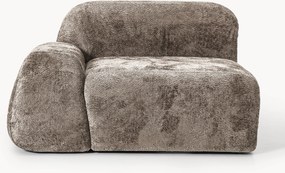 Hoekmodule Wolke van teddy-bouclé