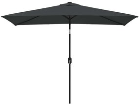 vidaXL Parasol met metalen paal 300x200 cm antraciet