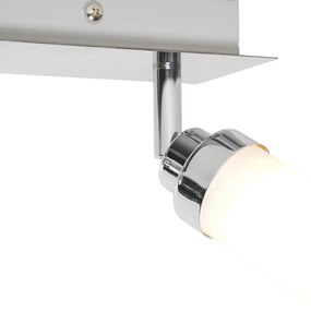 Moderne badkamer Spot / Opbouwspot / Plafondspot staal 3-lichts IP44 - Japie Modern G9 IP44 Lamp