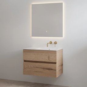 Best Design Splash badkamermeubel 80cm zonder kraangat eiken