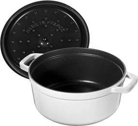 Staub La Cocotte Cocotte 28 cm / 6,75 l, Rond, Puur wit - La Cocotte - Staub
