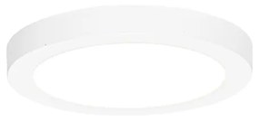 Buitenlamp In- of opbouwspot wit 18 cm incl. LED 3 staps dim to warm - Trans Modern IP44 Buitenverlichting rond Lamp