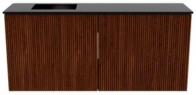 Mondiaz Joya 90cm toiletmeubel ruby met wastafel faye links 1 kraangat urban