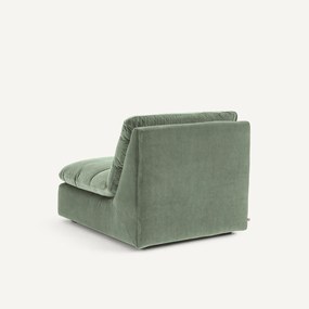 Modulaire fauteuil in fluweel, GIULIANO