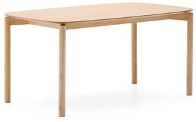 Kave Home Indara Eiken Eettafel Ovaal Scandinavisch - 160 X 90cm.