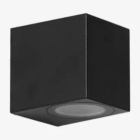 Buitenwandlamp Yovar Zwart - Sklum