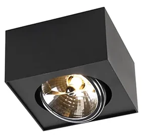 Design opbouwSpot / Opbouwspot / Plafondspot zwart draai- en kantelbaar - Kaya Modern G9 vierkant Binnenverlichting Lamp