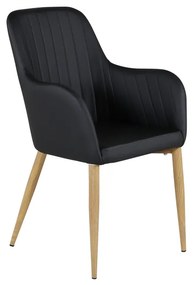 Jörn Eetkamerstoel - Rob - Zwart  - PU-Leer - Jörn