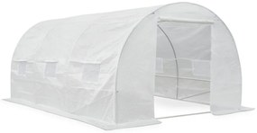 Folie tunnel voor groeiende planten 3x4,5m wit Garden Point