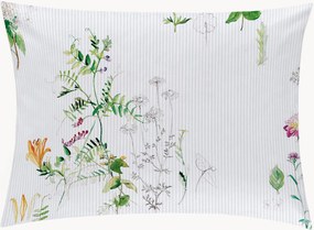 Katoensatijnen kussenhoes Nature Stripe