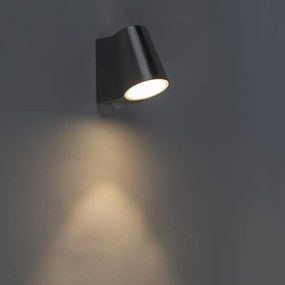 Buitenlamp aluminium met bewegingssensor incl. LED - Uma