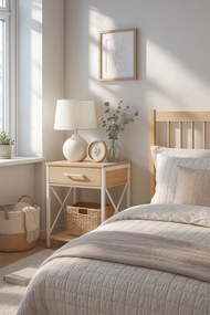 Lesly nachtkastje met lade