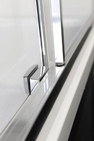 Polysan Lucis rechthoekige douchecabine met schuifdeur 150x90cm chroom