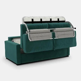 Slaapbank velours, premium HR-schuim, Timor