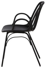 Jörn Eetkamerstoel - Natalia - Zwart - Kunststof - Jörn