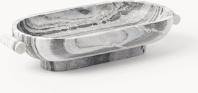 Decoratieve schaal Fossil van marmer, B 46 cm