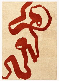 Wasbaar jacquard in- & outdoor vloerkleed Ribbon