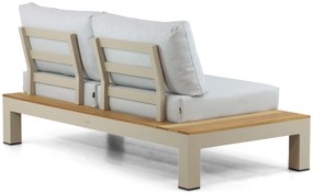 Loungeset 5 personen Aluminium/Teak Taupe Lifestyle Garden Furniture Vittoria