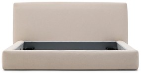 Kave Home Blok Luxe Bedframe Beige Stof 180x200 Cm